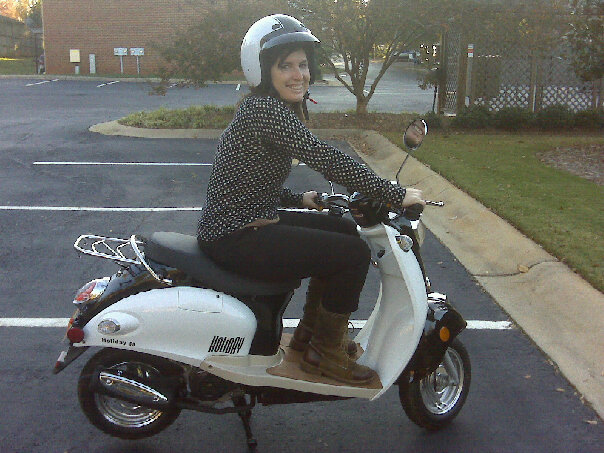 Me and my scooter circa 2009.