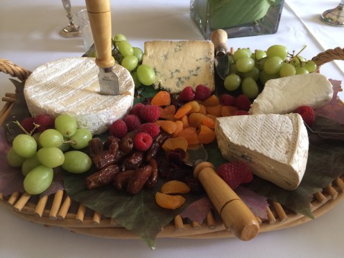 My mom's a pro at making cheese platters.