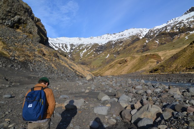 Making the journey to the swimming pool, not knowing where we were going or what to expect.