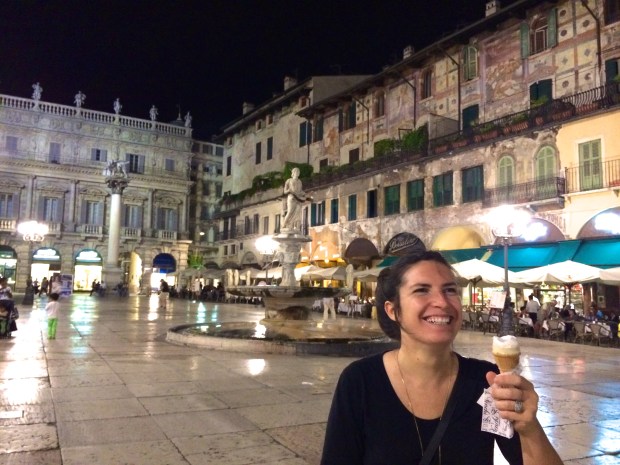 First gelato of many in Italy. 