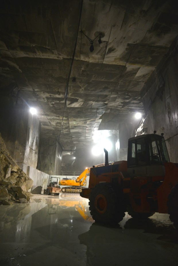 We drove through tunnels to get to the caves inside the mountain. Another Indiana Jones moment. 