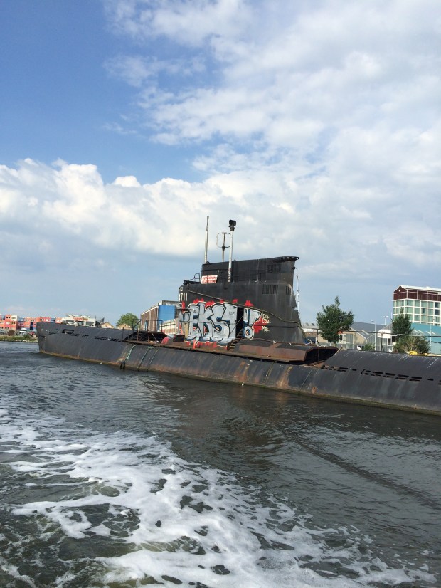 Seen on our ferry ride back. 