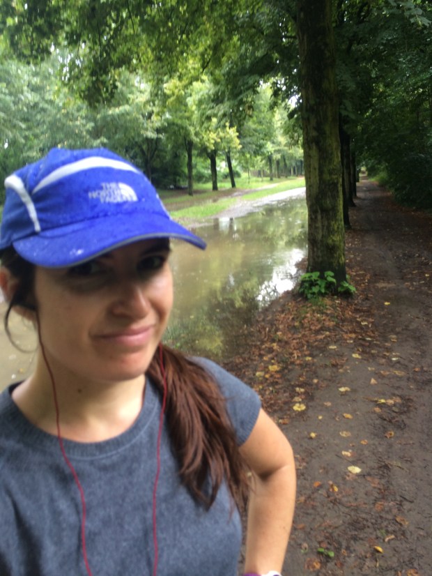 It's been raining a lot lately, but it's been perfect running weather.