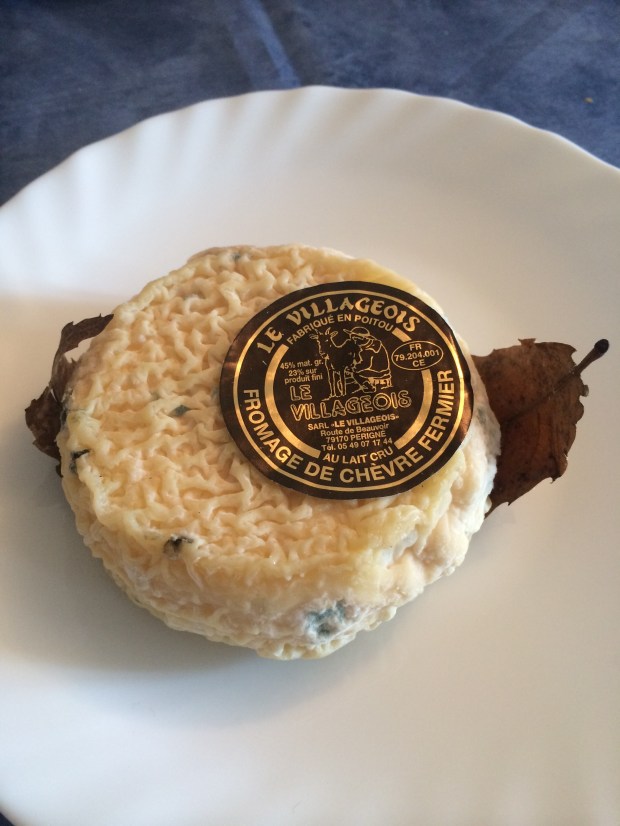 Delicious goat cheese from the local fromagerie. 