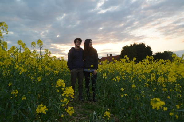 I had a travel tripod for the first couple months of our trip. This is from our first housesitting experience in Kent, England. 