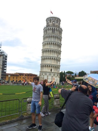 Stopped in Pisa for a night on our way to Rome. 