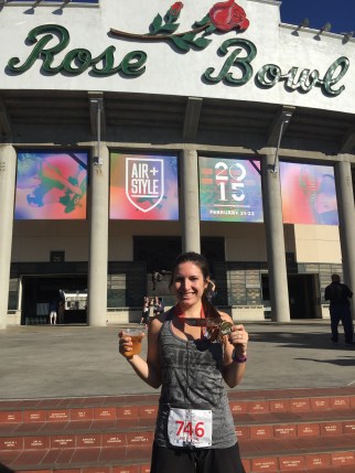 A well-deserved beer at 9:30am. 
