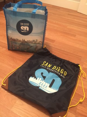 Along with the backpack from the expo, they give you a nice reusable tote filled with food and drinks.