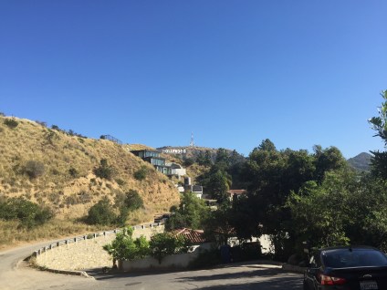 Climbing the roads of the Hollywood Hills. 