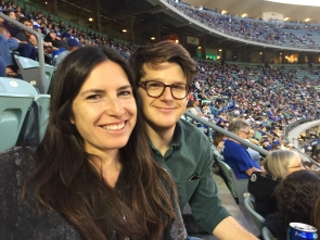 Our first Dodgers game!